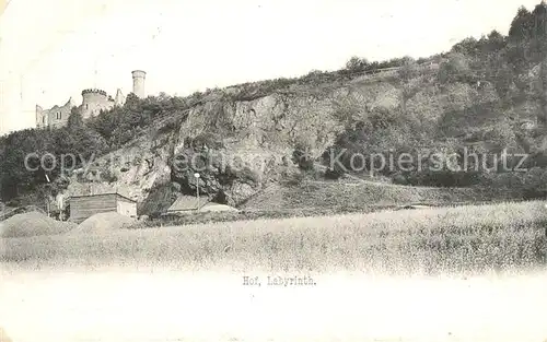 AK / Ansichtskarte Hof_Saale Labyrinth Hof_Saale