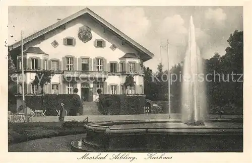AK / Ansichtskarte Bad_Aibling Kurhaus Brunnen Bad_Aibling