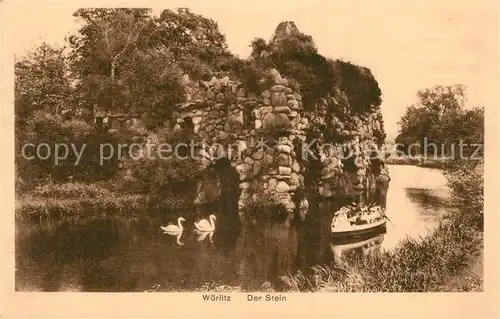 AK / Ansichtskarte Woerlitz Der Stein Woerlitz