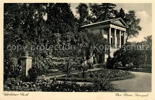 AK / Ansichtskarte Woerlitz Park Flora Tempel Woerlitz