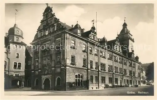 AK / Ansichtskarte Gotha_Thueringen Rathaus Gotha Thueringen