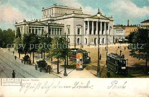 AK / Ansichtskarte Leipzig Neues Theater Leipzig