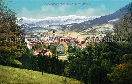 AK / Ansichtskarte Immenstadt_Allgaeu Panorama Immenstadt_Allgaeu