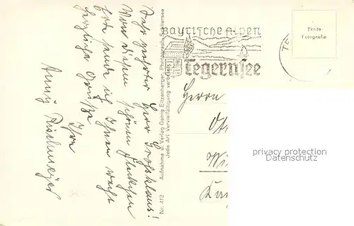 AK / Ansichtskarte Tegernsee mit Neureuth Tegernsee