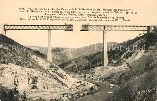 AK / Ansichtskarte Viadukte_Viaduc Viaduc des Fades Vallee de la Sioule  Viadukte Viaduc