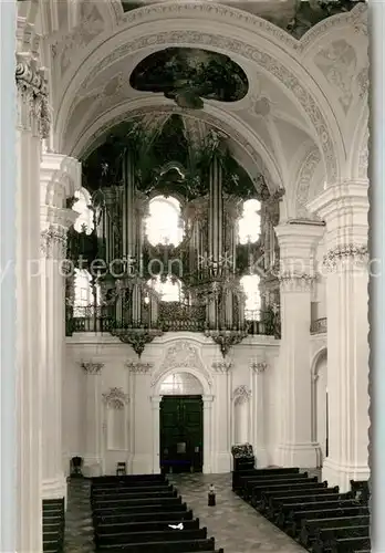 AK / Ansichtskarte Kirchenorgel Weingarten Basilika  Kirchenorgel