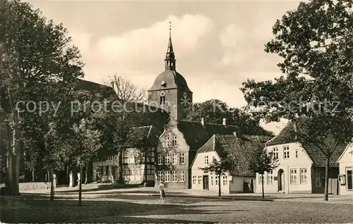 AK / Ansichtskarte Burg_Fehmarn Breite Strasse Museum Kirche Burg Fehmarn