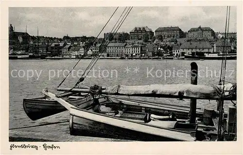 AK / Ansichtskarte Flensburg Hafen Flensburg