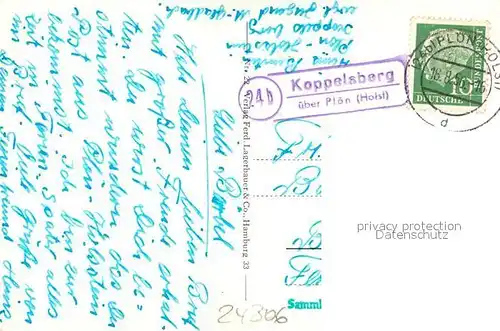 AK / Ansichtskarte Ploen_See Schloss Prinzenhaus See Strand Ploen_See