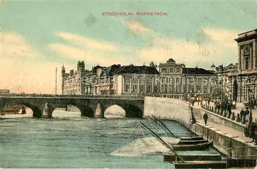 AK / Ansichtskarte Stockholm Norrstroem Stockholm