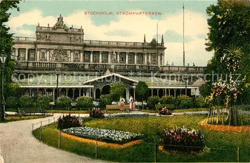 AK / Ansichtskarte Stockholm Stroemparterren Stockholm