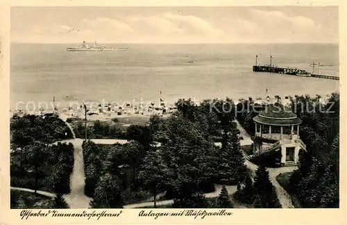 AK / Ansichtskarte Timmendorfer_Strand Anlagen mit Musikpavillon Timmendorfer_Strand