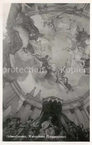 AK / Ansichtskarte Ochsenhausen Waisenhaus Treppenhaus Ochsenhausen