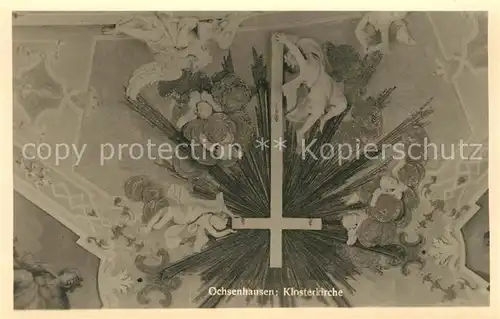 AK / Ansichtskarte Ochsenhausen Ehemaliges Benediktinerkloster Kirche innen Ochsenhausen