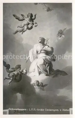 AK / Ansichtskarte Ochsenhausen Deckengemaelde von Huber Ochsenhausen