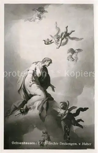AK / Ansichtskarte Ochsenhausen Deckengemaelde v. Huber Ochsenhausen