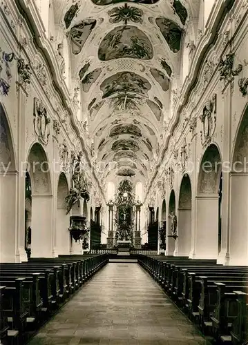 AK / Ansichtskarte Ochsenhausen Ehemaliges Benediktinerkloster Kirche innen Ochsenhausen