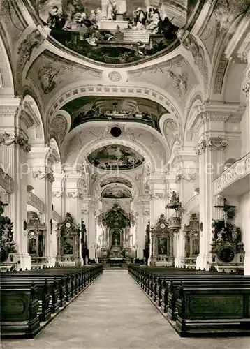 AK / Ansichtskarte Rot_Rot Pfarrkirche innen Rot_Rot