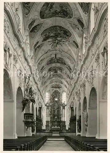 AK / Ansichtskarte Ochsenhausen Ehemaliges Benediktinerkloster Kirche innen Ochsenhausen
