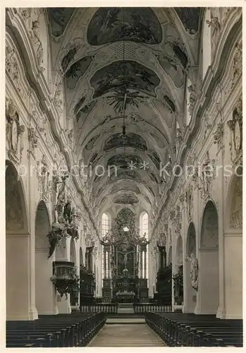 AK / Ansichtskarte Ochsenhausen Ehemaliges Benediktinerkloster Kirche innen Ochsenhausen