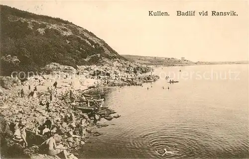 AK / Ansichtskarte Ransvik Kueste Badegaeste 