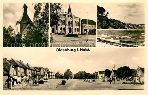 AK / Ansichtskarte Oldenburg_Holstein Kirche Kueste Oldenburg_Holstein