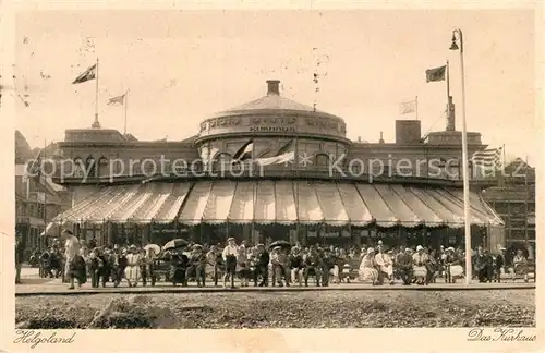 AK / Ansichtskarte Helgoland Kurhaus Helgoland
