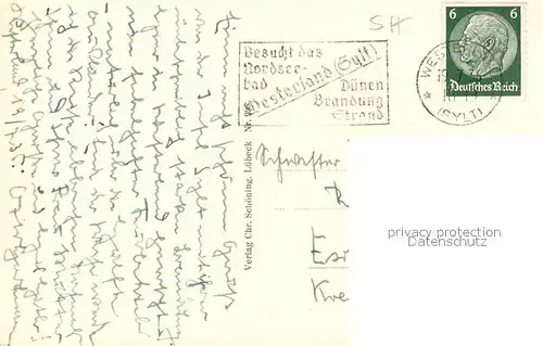 AK / Ansichtskarte Westerland_Sylt Kurpromenade Westerland_Sylt