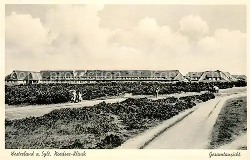 AK / Ansichtskarte Westerland_Sylt Nordsee Klinik Westerland_Sylt