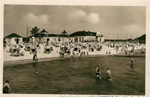 AK / Ansichtskarte Kellenhusen_Ostseebad Strandleben Promenade Kellenhusen_Ostseebad