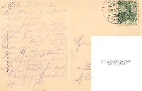 AK / Ansichtskarte Moelln_Lauenburg Panorama Kirche Moelln_Lauenburg