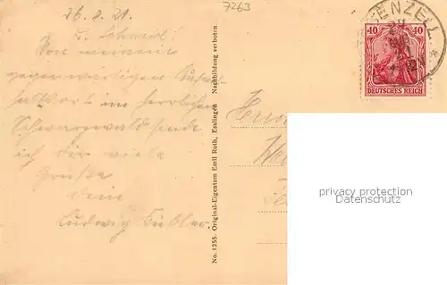 AK / Ansichtskarte Unterlengenhardt Kurhaus Burghalde Unterlengenhardt