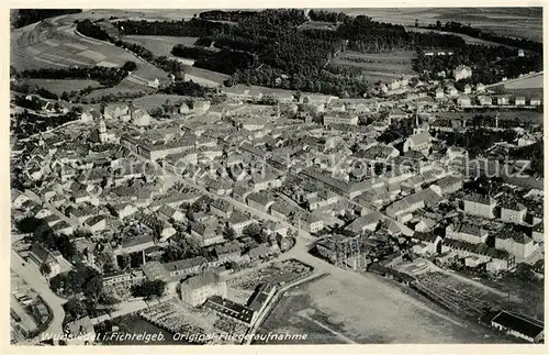 AK / Ansichtskarte Wunsiedel Fichtelgebirge Original Fliegeraufnahme Wunsiedel