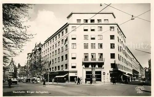 AK / Ansichtskarte Stockholm Birger Jarlsgatan Stockholm