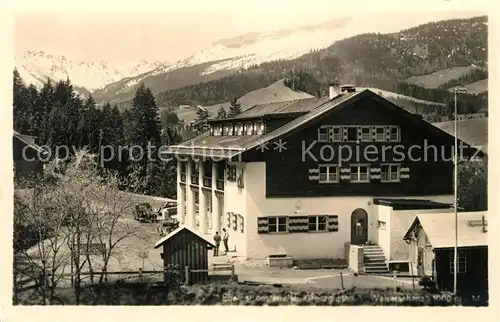 AK / Ansichtskarte Walserschanz_Kleinwalsertal Ehemaliges oesterreichisches Grenzgasthaus Walserschanz