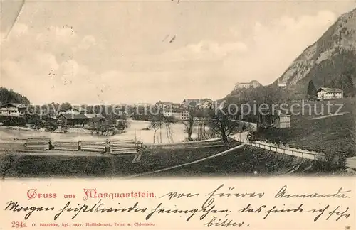 AK / Ansichtskarte Marquartstein Panorama Marquartstein
