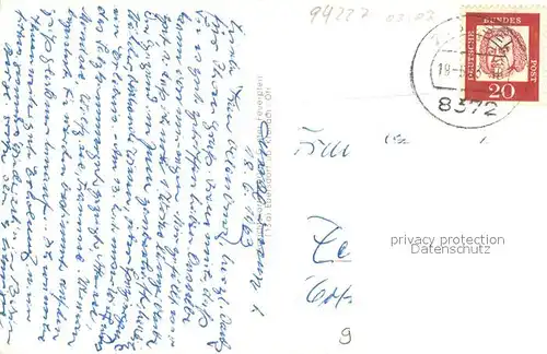 AK / Ansichtskarte Rabenstein_Zwiesel Ansicht mit Cafe Petrich Bayerischer Wald Rabenstein_Zwiesel