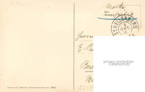 AK / Ansichtskarte Schellenberg_Marktschellenberg Panorama mit Goetschen Photochromiekarte No 8553 Schellenberg