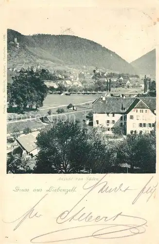 AK / Ansichtskarte Bad_Liebenzell Ansicht von Sueden Kurort im Schwarzwald Bad_Liebenzell