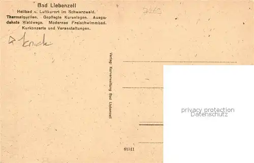 AK / Ansichtskarte Bad_Liebenzell Freibad Kurort im Schwarzwald Bad_Liebenzell