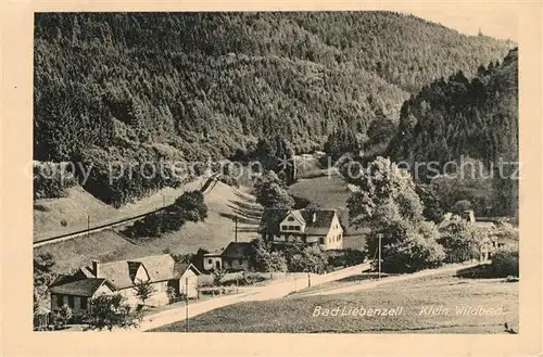 AK / Ansichtskarte Bad_Liebenzell Klein Wildbad Landschaftspanorama Schwarzwald Bad_Liebenzell