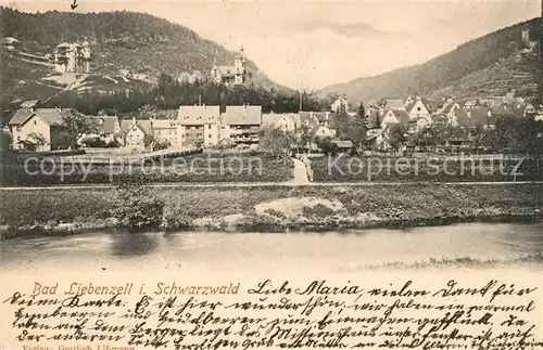 AK / Ansichtskarte Bad_Liebenzell Blick ueber die Nagold zum Kurort Schwarzwald Bad_Liebenzell