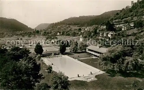 AK / Ansichtskarte Bad_Liebenzell Freibad Kurort im Schwarzwald Bad_Liebenzell