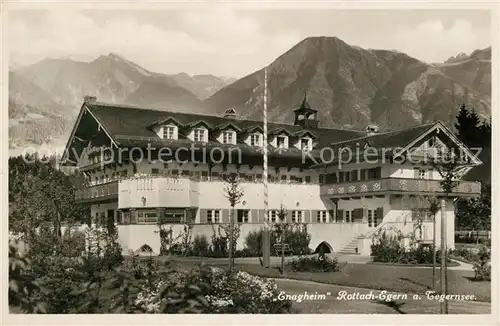 AK / Ansichtskarte Egern_Tegernsee Enagheim Egern Tegernsee