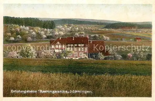 AK / Ansichtskarte Moettlingen Landschaftspanorama Christliches Erholungsheim Rettungsarche Moettlingen