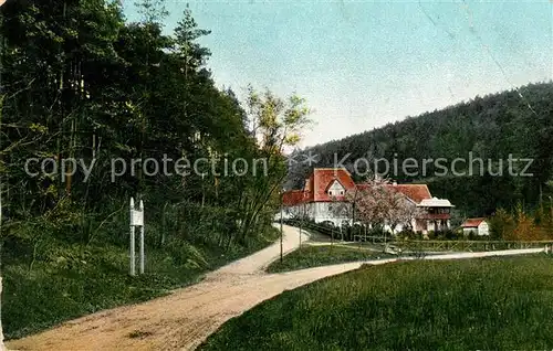 AK / Ansichtskarte Buergel_Thueringen Sommerfrische Langethalsmuehle Buergel Thueringen