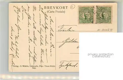 AK / Ansichtskarte Uddevalla Utsikt fran Klocktornsberget Uddevalla