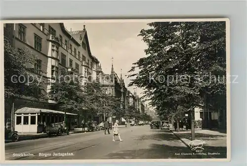 AK / Ansichtskarte Stockholm Birger Jarlsgatan Stockholm