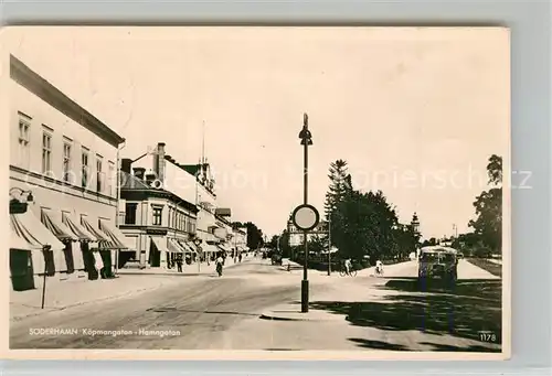 AK / Ansichtskarte Soederhamn Koepmangatan Hamngatan Soederhamn