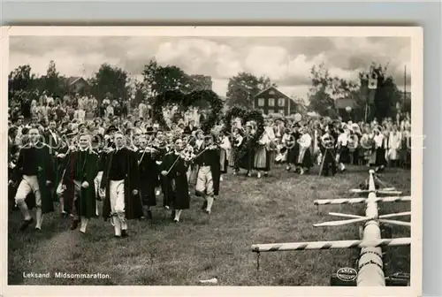 AK / Ansichtskarte Leksand Midsommarafton Leksand